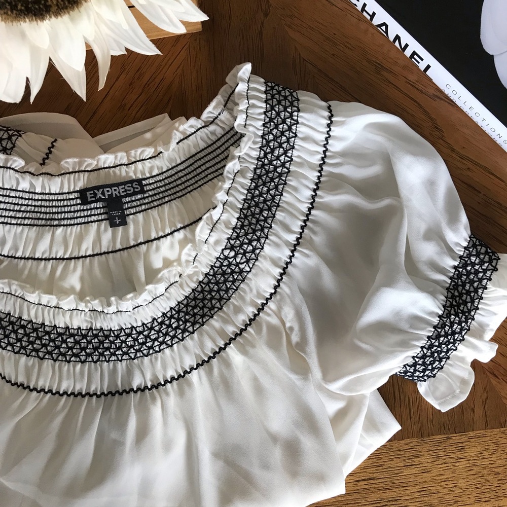 Off the shoulder blouse